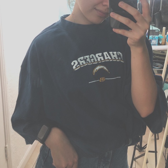 NFL Tops - Vintage Oversize Chargers T-Shirt